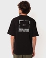 Shop Men's Black Adjust Your Focus Oversized T-shirt-Design