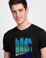 Shop Men's Black Adventure Time Graphic Printed T-shirt