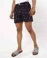 Shop Men's Black All Over Airoplane Printed Boxers-Design