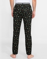 Shop Men's Black All Over Citrus Fruits Printed Cotton Pyjamas-Design