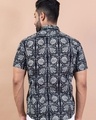 Shop Men's Black All Over Floral Printed Relaxed Fit Shirt-Full