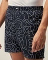 Shop Men's Black All Over Printed Boxer-Front