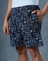 Shop Men's Black All over Printed Boxers