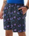 Shop Men's Black All Over Printed Boxers-Front