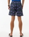 Shop Men's Black All Over Printed Boxers-Full