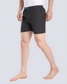 Shop Men's Black All Over Printed Cotton Boxers-Full
