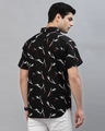 Shop Men's Black All Over Printed Cotton Shirt-Design