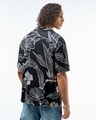 Shop Men's Black All Over Printed Oversized Shirt-Design