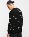 Oversize Sweatshirt mit Allover-Print