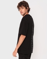 Shop Men's Black All Over Printed Oversized T-shirt-Full