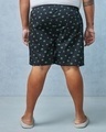 Shop Men's Black All Over Printed Plus Size Boxer-Design