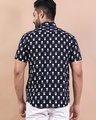Shop Men's Black All Over Printed Relaxed Fit Shirt-Full