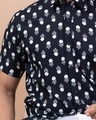 Shop Men's Black All Over Printed Relaxed Fit Shirt
