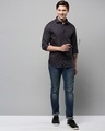 Shop Men's Black All Over Printed Slim Fit Shirt