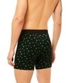 Shop Men's Black All Over Weed Printed Knit Boxers-Design