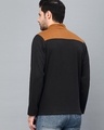 Shop Men's Black and Brown Color Block Slim Fit Jacket-Full