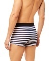 Shop Pack of 2 Men's Black & White Striped Trunk-Full