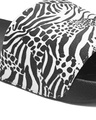 Shop Men's Black Animal Printed Sliders