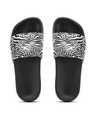 Shop Men's Black Animal Printed Sliders