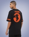 Shop Men's Black Anime Chainsawman Graphic Printed Oversized T-shirt-Full
