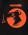 Shop Men's Black Anime Chainsawman Graphic Printed Oversized T-shirt