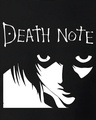 Shop Men's Black Anime Death Note Graphic Printed T-shirt-Full
