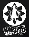 Shop Men's Black Anime Naruto Graphic Printed T-shirt-Full