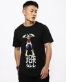 Shop Men's Black Anime Printed Apple Cut T-shirt-Design
