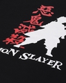 Shop Men's Black Anime Tanjiro Demon Slayer Graphic Printed T-shirt