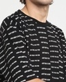 Shop Men's Black AOP Oversized T-shirt