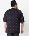 Shop Men's Black AOP Plus Size T-shirt-Design