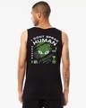 Shop Men's Black Area 51 Keep Out Graphic Printed Vest-Design