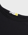 Shop Men's Black Astro Bear Graphic Printed Super Loose Fit Vest