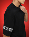 Shop Men's Black Attack Titan Graphic Printed Oversized T-shirt