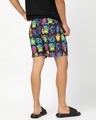 Shop Men's Black Avengers All Over Printed Boxers-Full