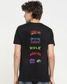 Shop Men's Black Avengers Assemble Typography T-shirt-Design