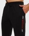 Shop Men's Black Avengers Color Block Joggers