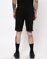 Shop Men's Black Avengers Side Printed Shorts-Full