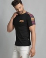 Shop Men's Black Aztec Printed Slim Fit T-shirt-Design