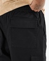 Shop Men's Black Baggy Oversized Cargo Parachute Pants
