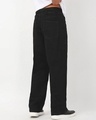 Shop Men's Black Washed Straight Fit Mid-Rise Jeans-Design