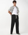 Shop Men's Black Washed Straight Fit Mid-Rise Jeans-Full