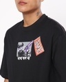 Shop Men's Black Bang Graphic Printed Oversized T-shirt