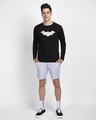 Shop Men's Black Batman Logo Glow In Dark (BML) Printed T-shirt-Design
