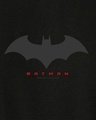 Shop Men's Black Batman Outline Logo Graphic Printed Plus Size T-shirt