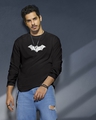 Shop Men's Black Batman Printed T-shirt-Front