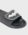 Shop Men's Black Batman Printed Velcro Sliders