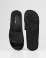 Shop Men's Black Batman Printed Velcro Sliders