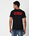 Shop Men's Black Batman Vengeance Typography Varsity T-shirt-Design