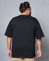 Shop Men's Black Oversized Plus Size T-shirt-Design